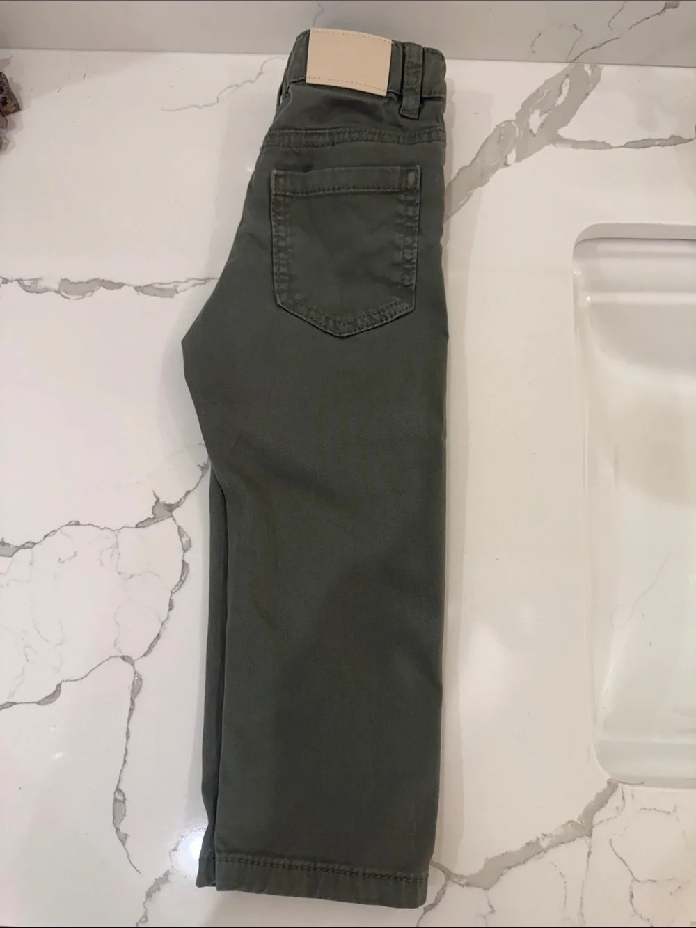 Mayoral Slim Fit Pants in Olive 2T